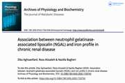 Association between neutrophil gelatinase-associated lipocalin (NGAL) and iron profile in chronic renal disease